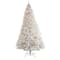 10ft. Pre-Lit White Artificial Christmas Tree, Clear LED Lights